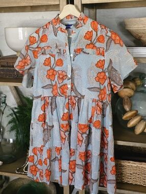 Anthropologie Ro's Garden Vibeka Mini Dress NWOT Size M